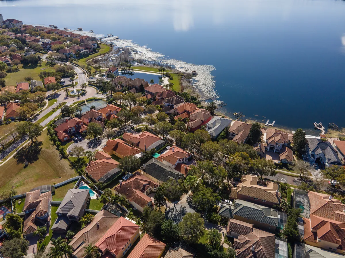 Aerial view of homes in Vizcaya
